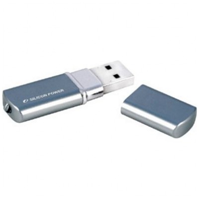 картинка Флешка USB SiliconPower 4Gb LuxMini 720 Blue (SP004GBUF2720V1B) от магазина КомпьютерЦентр