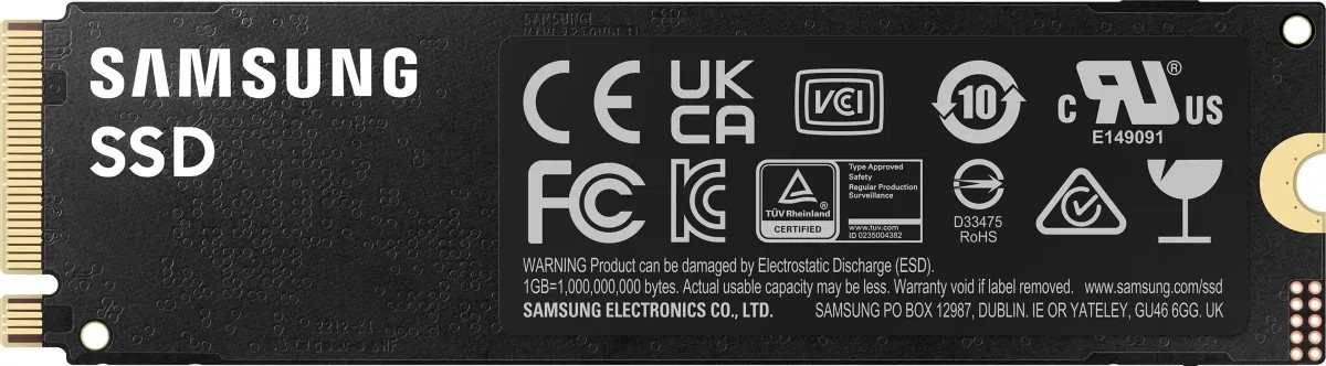 картинка SSD накопитель 1Tb Samsung 990 Pro M.2 2280 PCI-E 4.0 x4 7450/ 6900 с радиатором (MZ-V9P1T0BW) от магазина КомпьютерЦентр