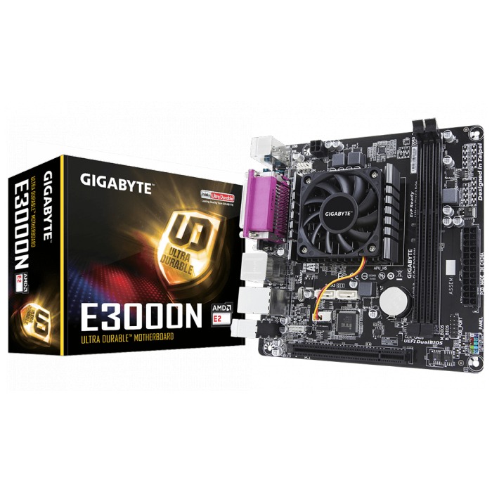 картинка Материнская плата Gigabyte GA-E3000N + CPU (GA-E3000N) от магазина КомпьютерЦентр