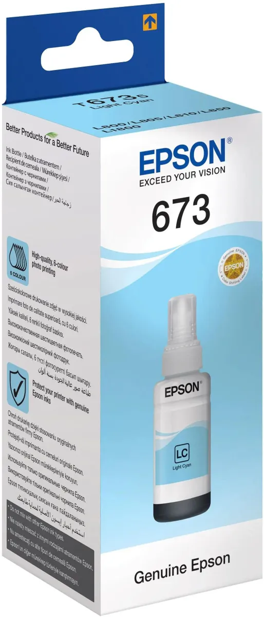 картинка Картридж Epson L800 Light Cyan (C13T67354A) от магазина КомпьютерЦентр
