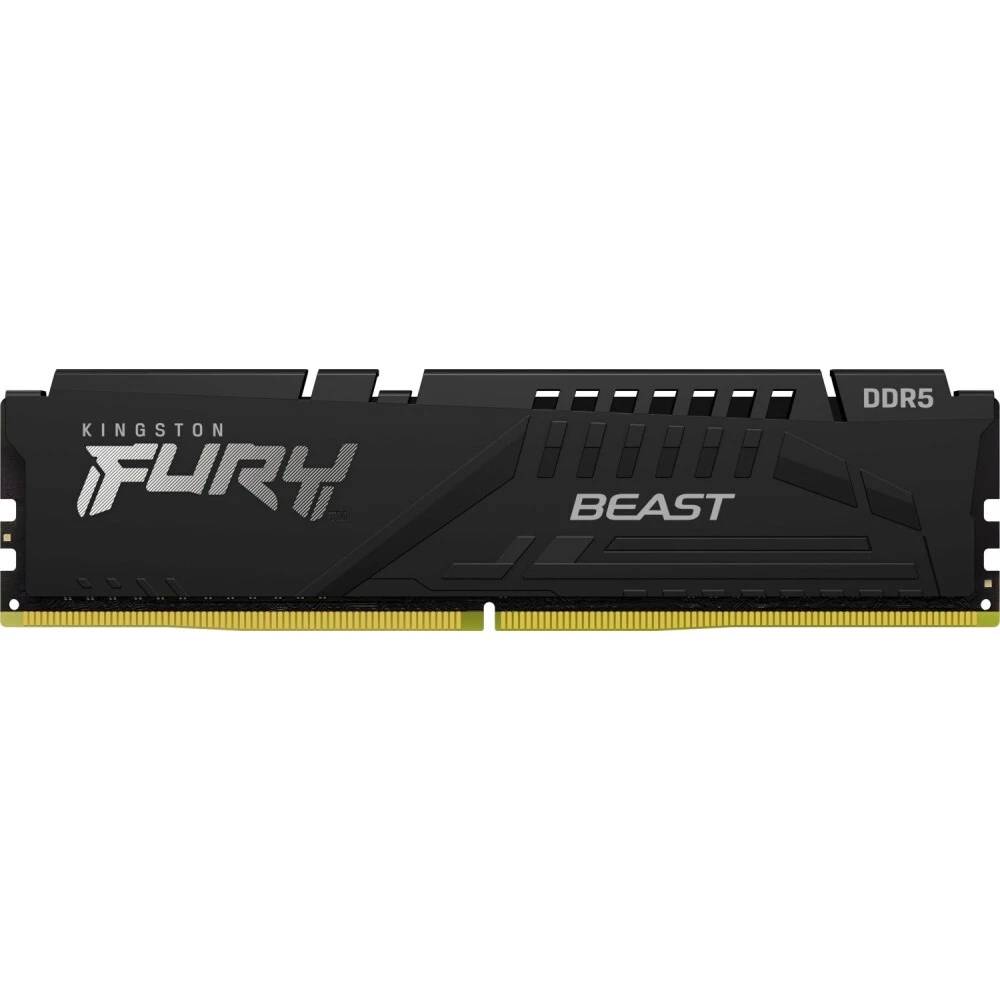 картинка DIMM DDR5 32Gb 5600MHz PC5-44800 Kingston Fury Beast Black (KF556C36BBE-32) от магазина КомпьютерЦентр