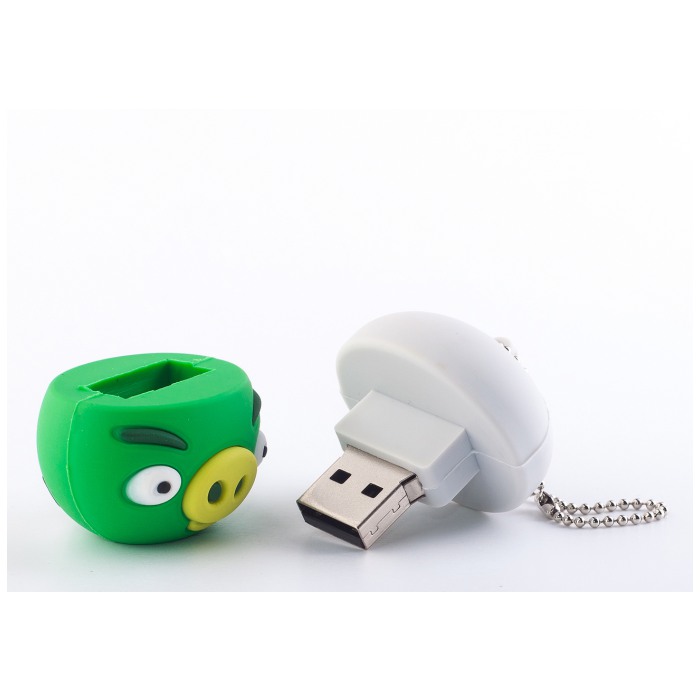 картинка Флешка USB DinosaurDriver 16Gb Angry Birds Green (MD579) от магазина КомпьютерЦентр