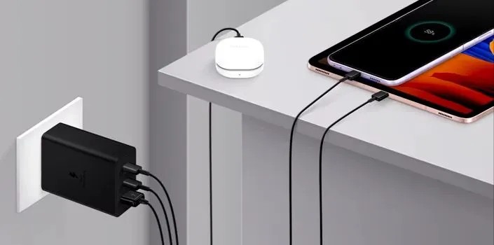 картинка Зарядное устройство Samsung 65W PD Power Adapter Trio от магазина КомпьютерЦентр