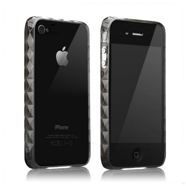 картинка Чехол More Color Gem Smoky Quartz Black for iPhone 4 (AP13-024BLK) от магазина КомпьютерЦентр
