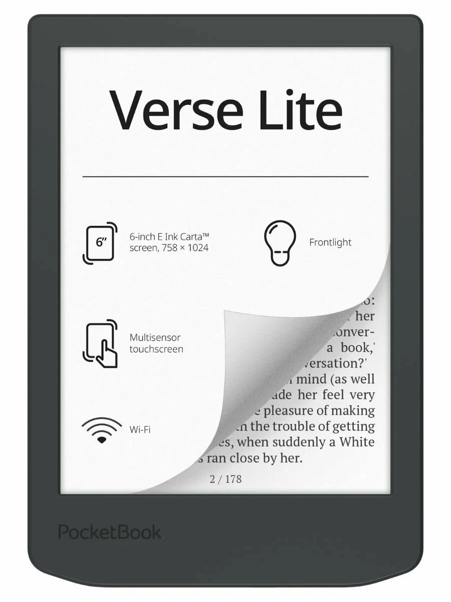 картинка Электронная книга PocketBook 619 Verse Lite Grey (PB619-T-WW) от магазина КомпьютерЦентр
