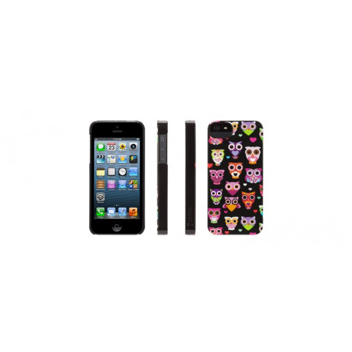 картинка Чехол Griffin Wise Eyes Case Series Black/ Pink for iPhone 5 (GB35944) от магазина КомпьютерЦентр