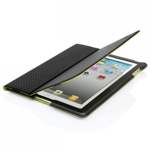 картинка Чехол Capdase Protective Case Folio Dot Black/ Green for iPad 2 (SLAPIPAD2-P016) от магазина КомпьютерЦентр