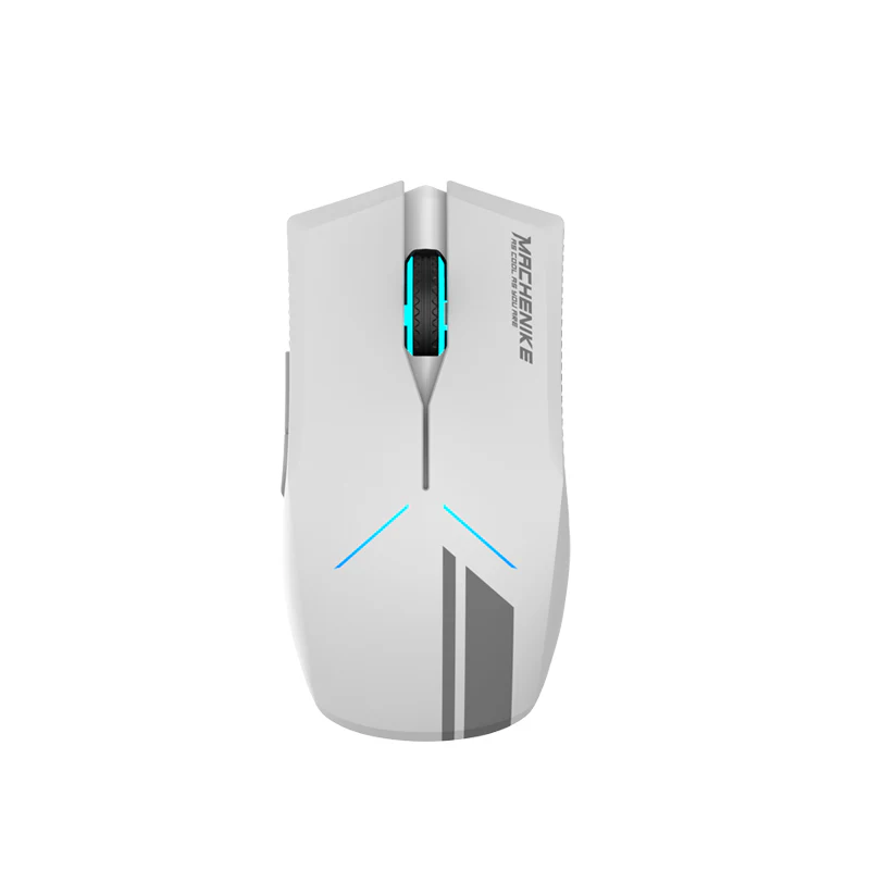 картинка Мышка игровая проводная/ беспроводная Machenike M721, RGB white (PMW3325) от магазина КомпьютерЦентр