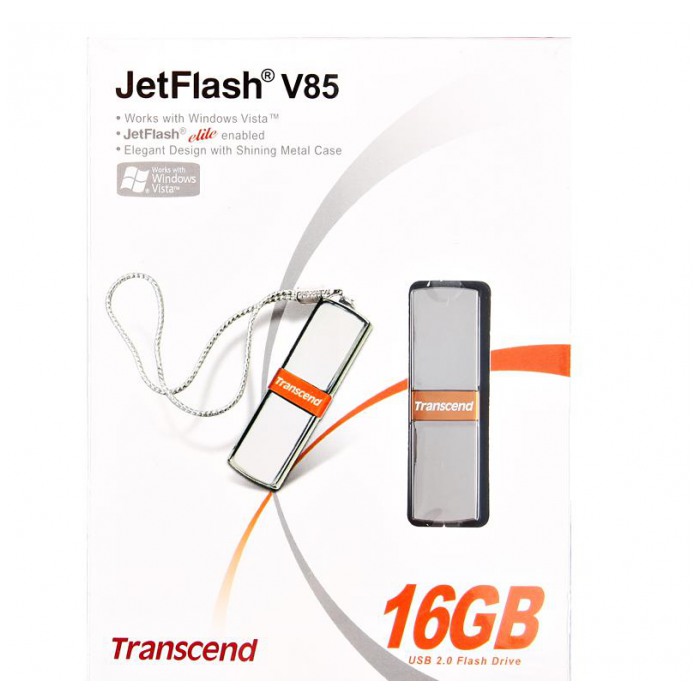 картинка Флешка USB Transcend 16Gb V85i Orang (TS16GJFV85) от магазина КомпьютерЦентр