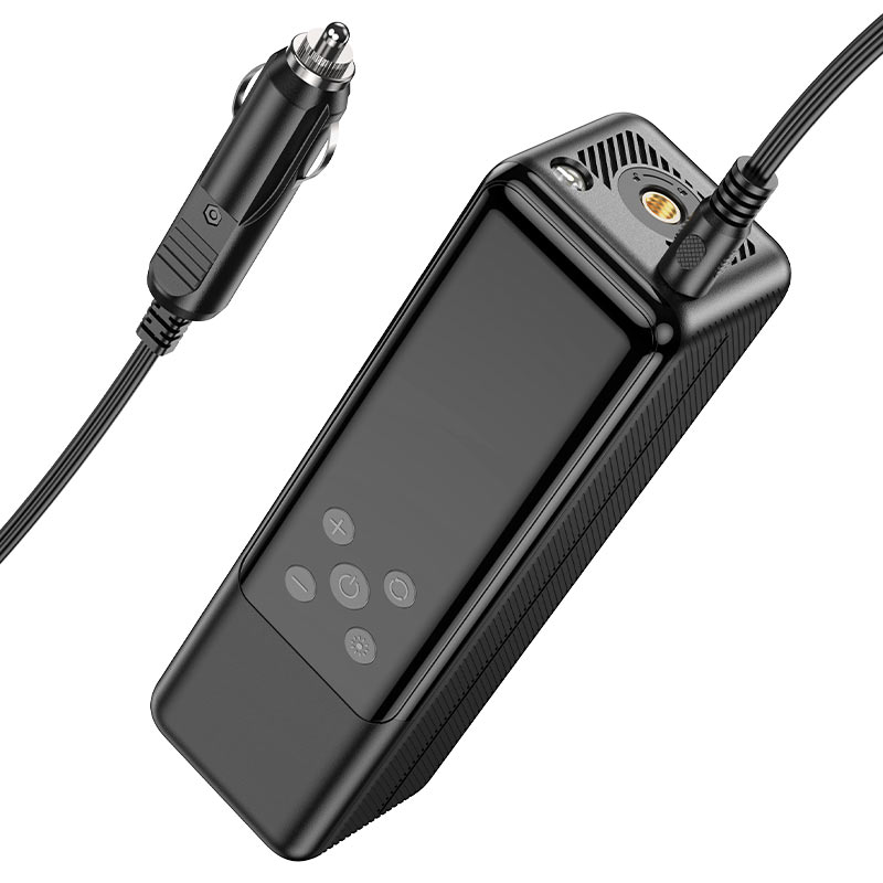 картинка Автомобильный портативный компрессор Hoco ZP5 May smart air pump black от магазина КомпьютерЦентр