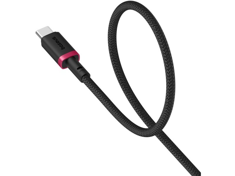 картинка Кабель Baseus Dura Series Fast Charging Cable USB to Type-C 60W 1m Red+Black от магазина КомпьютерЦентр