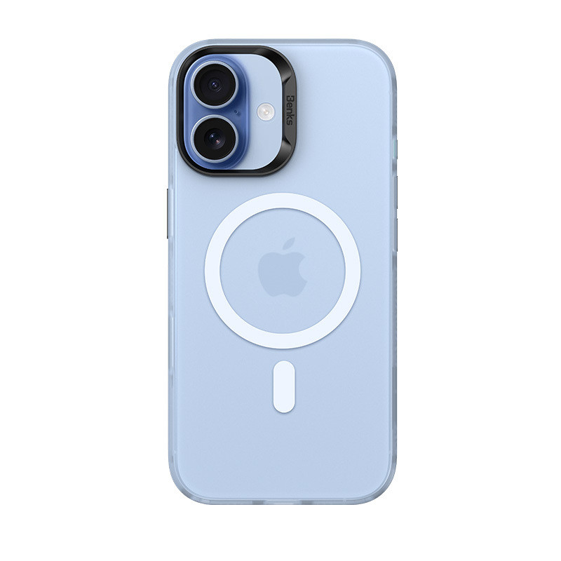 картинка Чехол силиконовый Benks Lucid Armor Case (MagSafe) для iPhone 17 6.3'', цвет синий (Blue) (C.K.JC.AP.BE.C067) от магазина КомпьютерЦентр