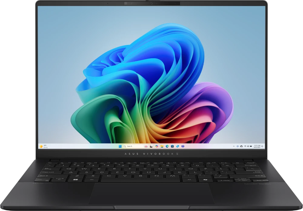 картинка Ноутбук ASUS Vivobook S 14 OLED S5406SA 14''/ 1920x1200 / Intel Core Ultra 5 226V 2100MHz/  16GB/  1TB SSD/  Intel Arc Graphics/  Windows 11 Pro / Black от магазина КомпьютерЦентр