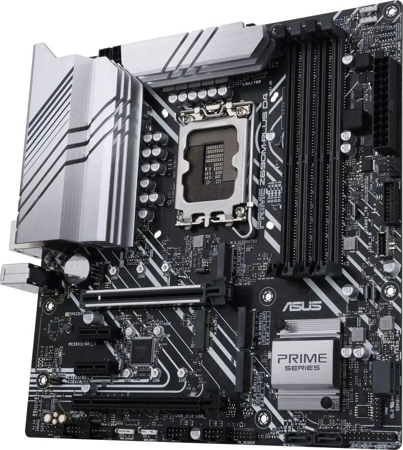 картинка Материнская плата Asus PRIME Z690M-PLUS D4 Soc-1700 4xDDR4 mATX от магазина КомпьютерЦентр
