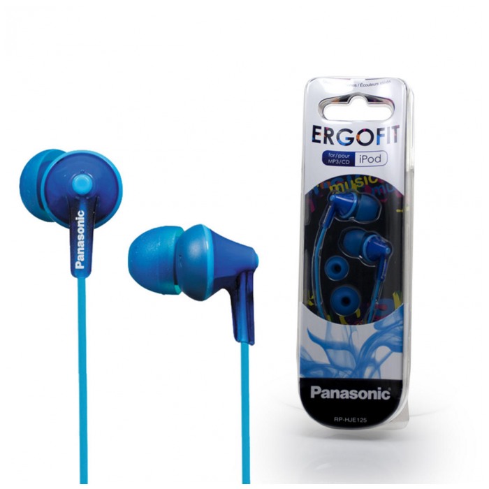 картинка Наушники Panasonic RP-HJE125E-A Blue Egofit (RP-HJE125E-A) от магазина КомпьютерЦентр