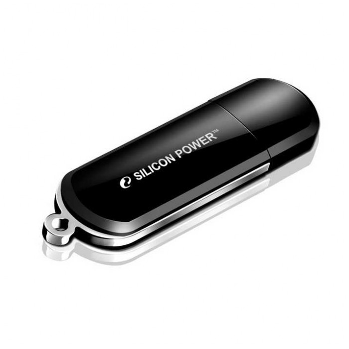 картинка Флешка USB SiliconPower 8Gb LuxMini 322 Black (SP008GBUF2322V1K) от магазина КомпьютерЦентр