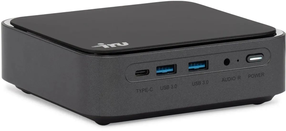 картинка Неттоп IRU (1975175) 310TLCN Core i5 1135G7 (2,4 ГГц)/  16ГБ/  512ГБ SSD/  Iris Xe/  WiFi / BT /  no OS/  Black от магазина КомпьютерЦентр