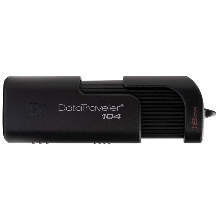 картинка Флешка USB Kingston 16Gb DataTraveler 104 Black (DT104/16GB) от магазина КомпьютерЦентр