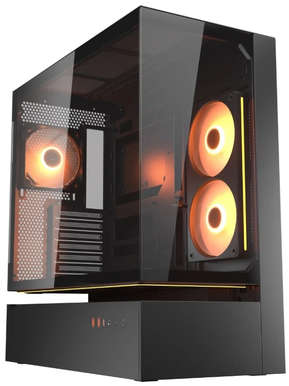 картинка Корпус Cougar CFV235 Black Mid-tower, no PSU от магазина КомпьютерЦентр
