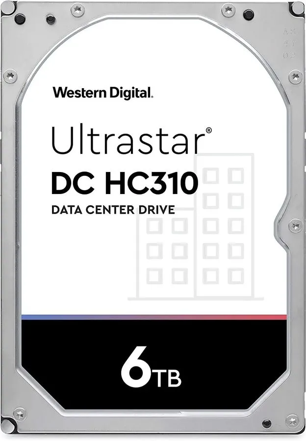 картинка HDD 6.0Tb WD Ultrastar DC HC310 3.5'' SATAIII 7200 rpm; 256 Mb cache; HUS726T6TALE6L4 (0B36039) от магазина КомпьютерЦентр