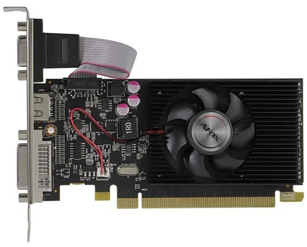 картинка Видеокарта AFOX Radeon R5 220 2GB DDR3 64Bit Single Fan (AFR5220-2048D3L5) от магазина КомпьютерЦентр