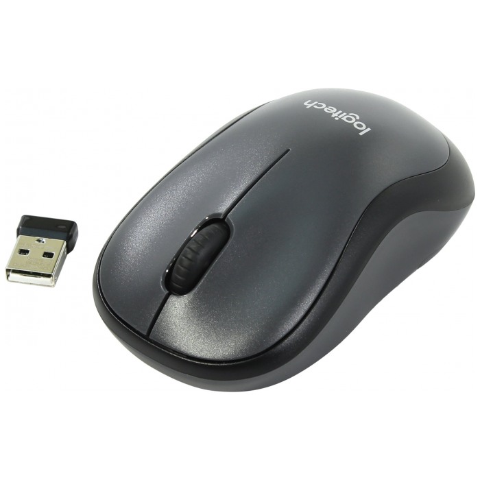 картинка Мышка Logitech M220 Silent Wireless Dark Gray (910-004878) от магазина КомпьютерЦентр