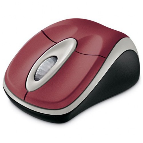 картинка Мышка Microsoft 3000 Wireless Pomegranate red (62Z-00029) от магазина КомпьютерЦентр