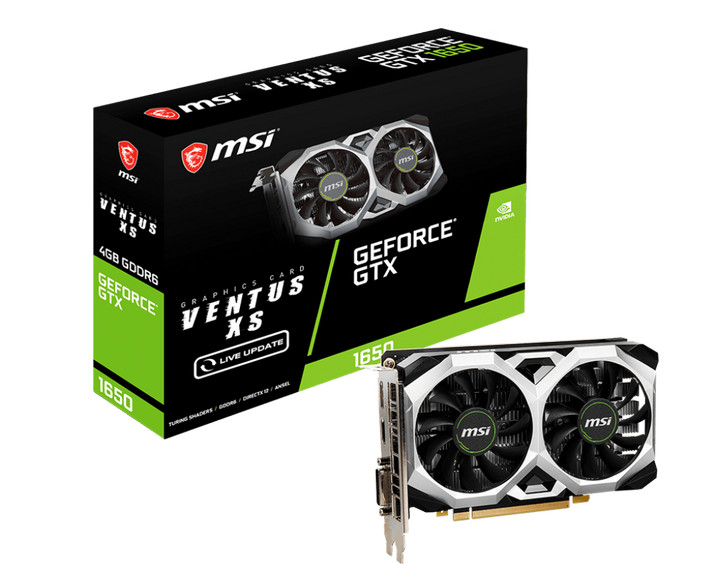 картинка Видеокарта 4Gb GDDR6 GeForce GTX 1650 D6 VENTUS XS V1 MSI от магазина КомпьютерЦентр