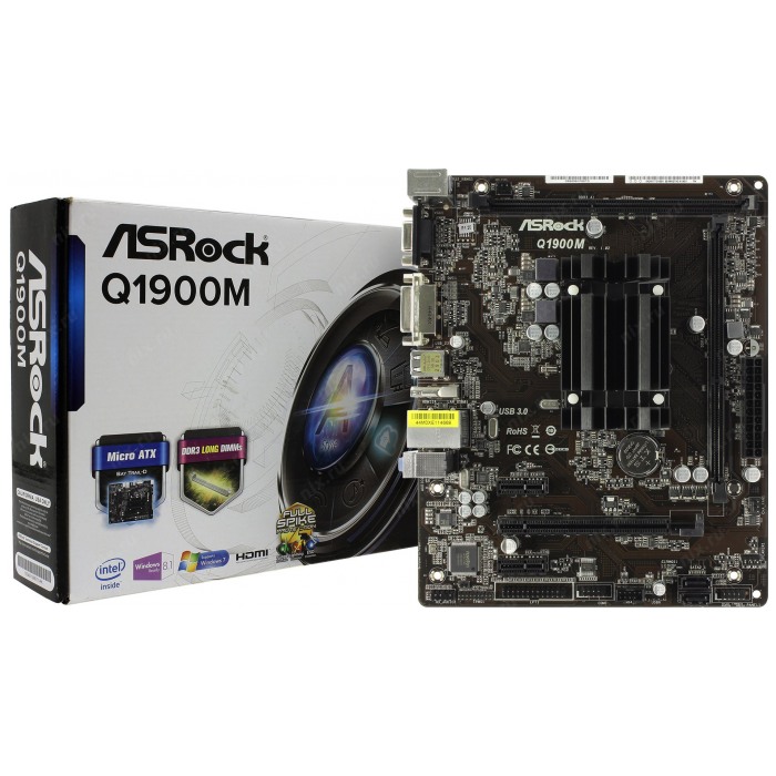 картинка Материнская плата ASRock Q1900M (Q1900M) от магазина КомпьютерЦентр