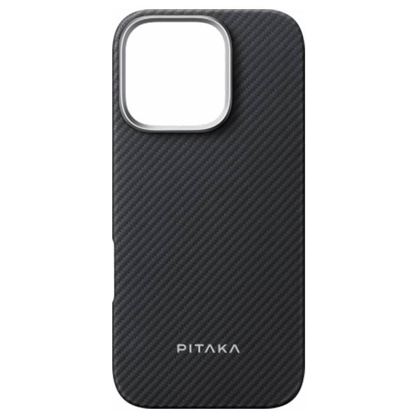 картинка Чехол PITAKA Case для iPhone 16 Pro Max 6.9'', Black/ Grey от магазина КомпьютерЦентр