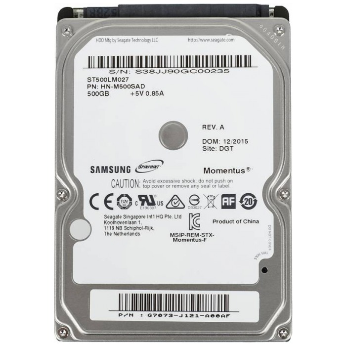 картинка Жесткий диск Samsung 500Gb 2.5″ SATAIII 7200rpm 32Mb (ST500LM027) от магазина КомпьютерЦентр