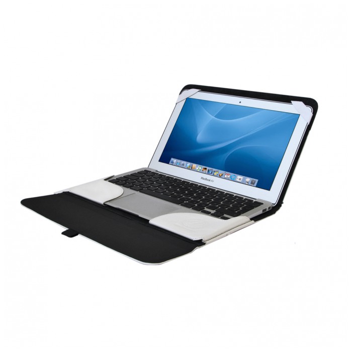 картинка Чехол Dublon Leatherworks Transformer Case White for Macbook Air 13″ New Model от магазина КомпьютерЦентр