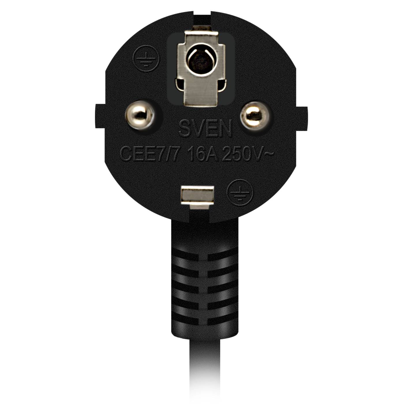 картинка Сетевой фильтр 3 м, Sven, 6 розеток, Black SF-06L (SV-015138) от магазина КомпьютерЦентр