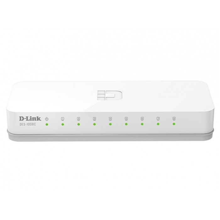 картинка Свитч D-Link 8-port DES-1008C/A1B (DES-1008C/A1B) от магазина КомпьютерЦентр
