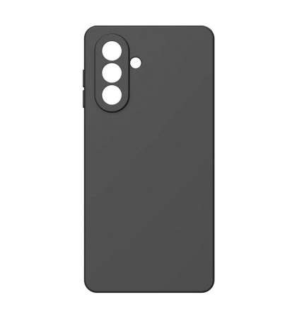 картинка Чехол Silicone case with suede coating for Samsung A17 Black от магазина КомпьютерЦентр