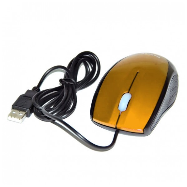 картинка Мышка DeTech DE-3062 Shiny Gold от магазина КомпьютерЦентр