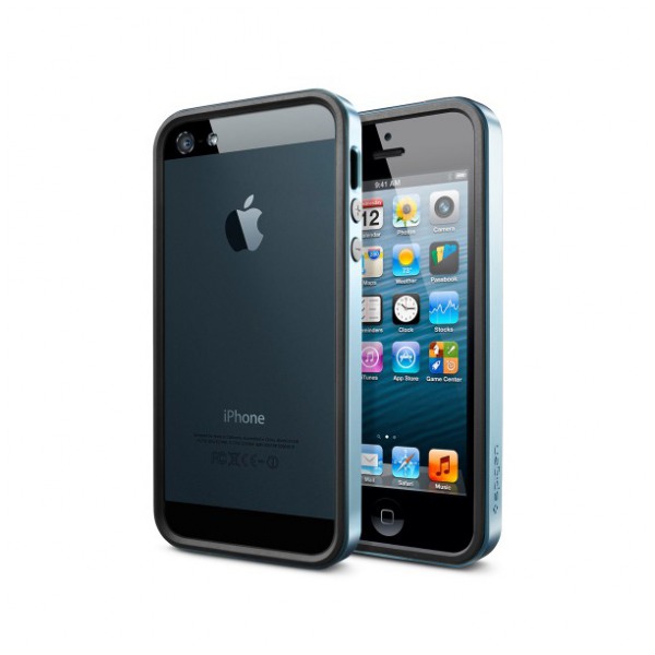 картинка Чехол SGP Case Neo Hybrid EX Metal Series Metal Blue for iPhone 5 (SGP09656) от магазина КомпьютерЦентр