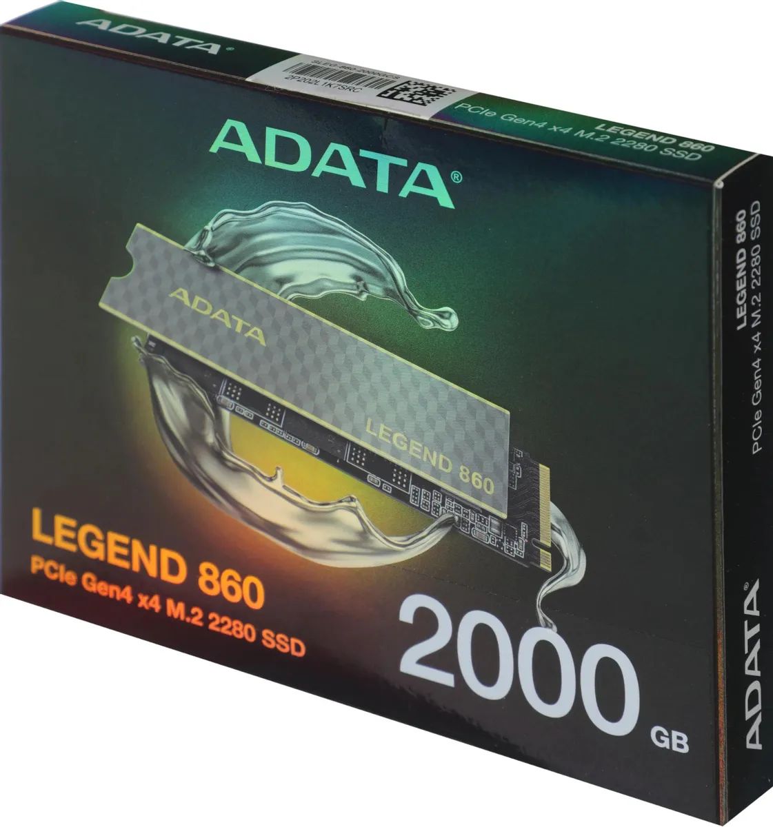картинка SSD накопитель 2Tb AData LEGEND 860 PCIe 4.0 x4 M.2 2280 (SLEG-860-2000GCS) от магазина КомпьютерЦентр