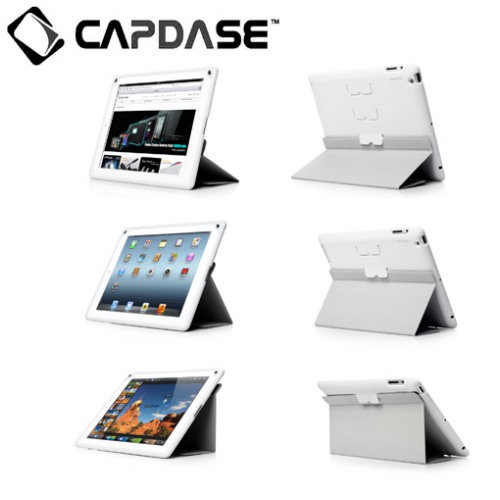 картинка Чехол Capdase Soft Jacket Sider Rhombi White/ Grey for new iPad/ iPad 2 (SJAPIPAD3-SR2G) от магазина КомпьютерЦентр