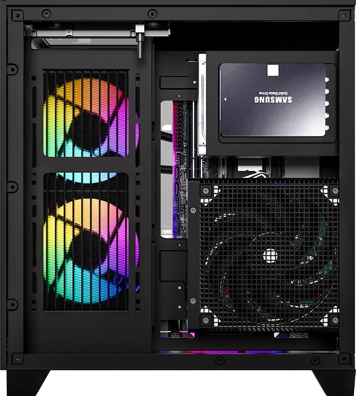 картинка Корпус Formula Crystal Z9M, черный, без БП, mATX, CRYSTAL Z9M B от магазина КомпьютерЦентр