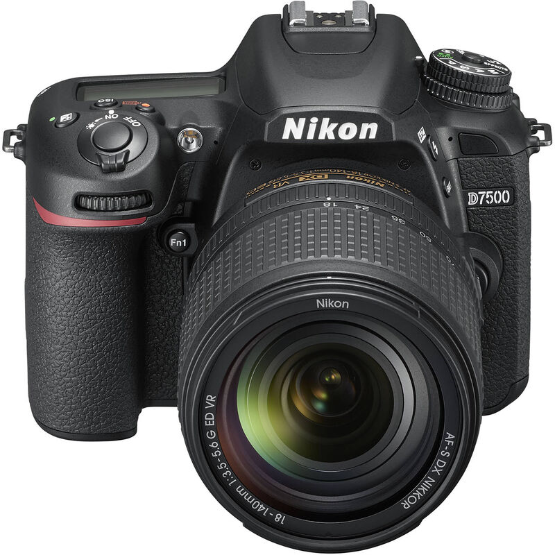 картинка Фотоаппарат Nikon D7500 Kit 18-140 mm f/ 3.5-5.6G ED VR DX AF-S от магазина КомпьютерЦентр