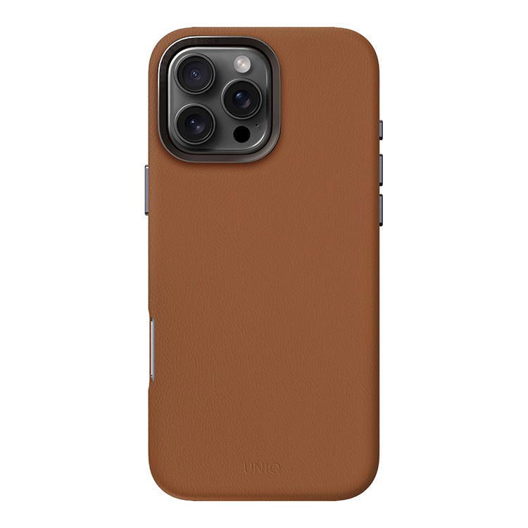 картинка Чехол из искусственной кожи Uniq HYBRID LYDEN (MagSafe) для iPhone 16 Pro MAX Caramel (IP6.9P(2024)-LYDMCML) от магазина КомпьютерЦентр