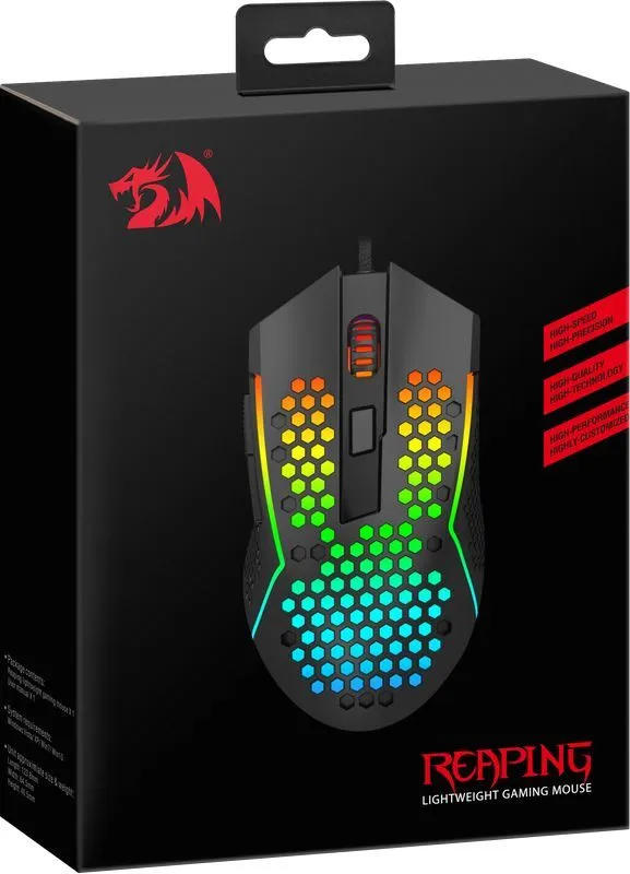 картинка Мышка Redragon Reaping RGB, Optical USB (70728) от магазина КомпьютерЦентр