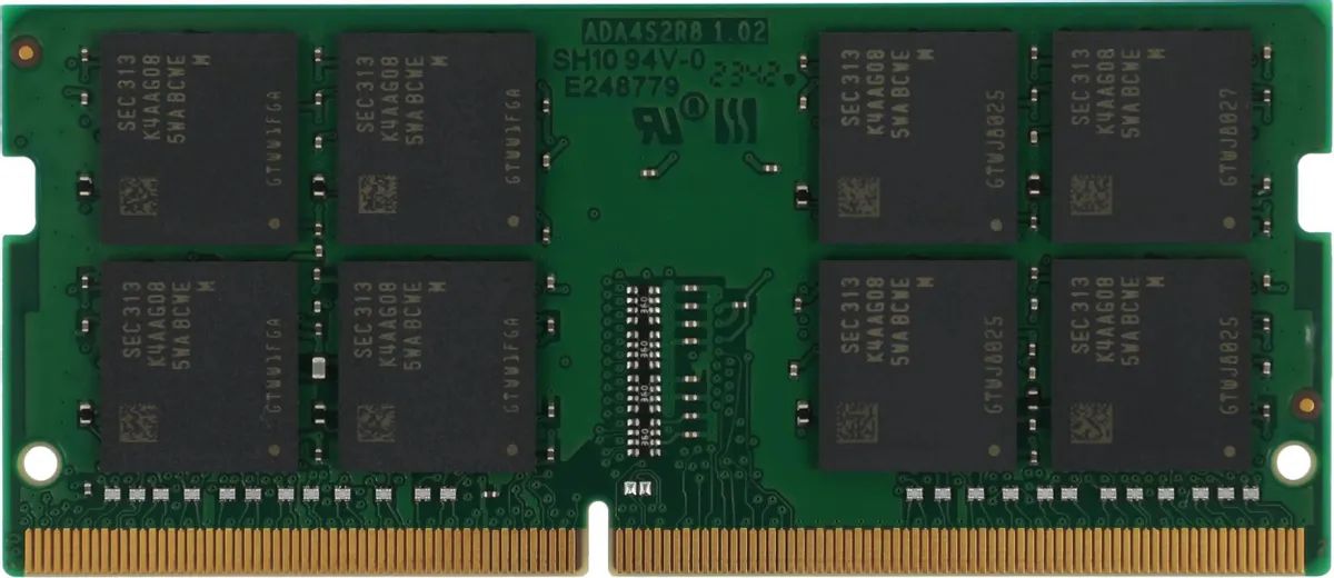 картинка SO-DIMM DDR4 32Gb 3200MHz PC4-25600 A-Data CL22 1.2V (AD4S320032G22-SGN) от магазина КомпьютерЦентр