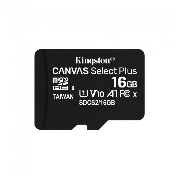 картинка Карта памяти Kingston 16Gb microSDHC Canvas Select Plus w/ o Adapter (SDCS2/16GBSP) от магазина КомпьютерЦентр