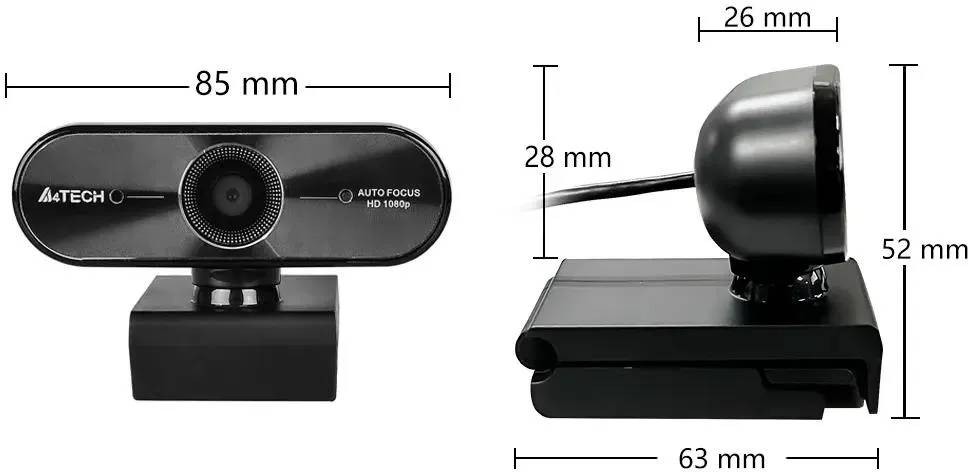 картинка Web-камера A4Tech PK-940HA, Black от магазина КомпьютерЦентр