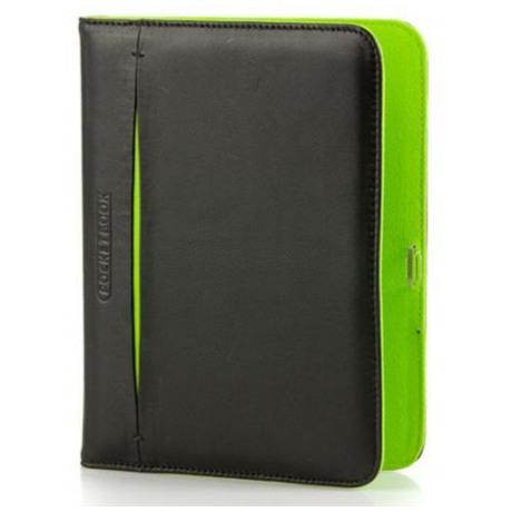 картинка Чехол PocketBook 6″ Leather Black/Green (HJLC-EP12-BK-BS) от магазина КомпьютерЦентр