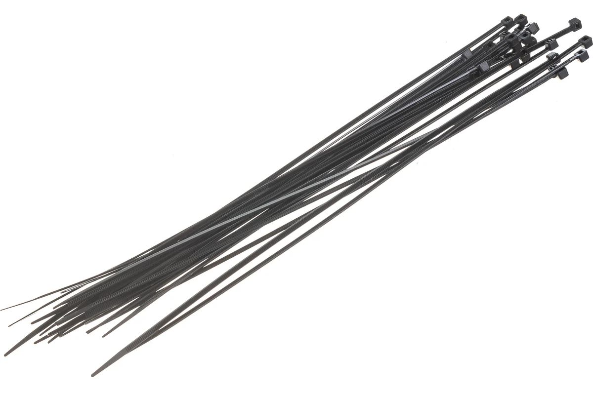 картинка Стяжки НСС ''EasyFix'' 4х300 (уп. 100 шт) Fortisflex 84816 нейлон черный от магазина КомпьютерЦентр