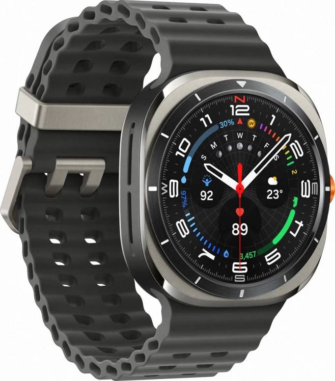 картинка Умные часы Samsung Galaxy Watch Ultra LTE, 47mm, Titanium Silver SM-L705F от магазина КомпьютерЦентр