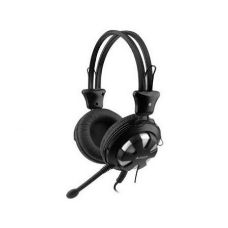 картинка Гарнитура A4tech HS-28 Black/Silver (HS-28) от магазина КомпьютерЦентр